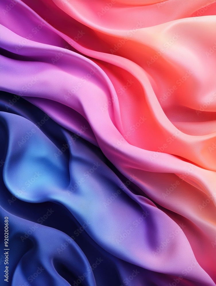 Poster organic gradient filled forms with shimmering metallic highlights create a luxurious and modern abst