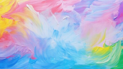 Obraz premium 厚塗り 絵の具