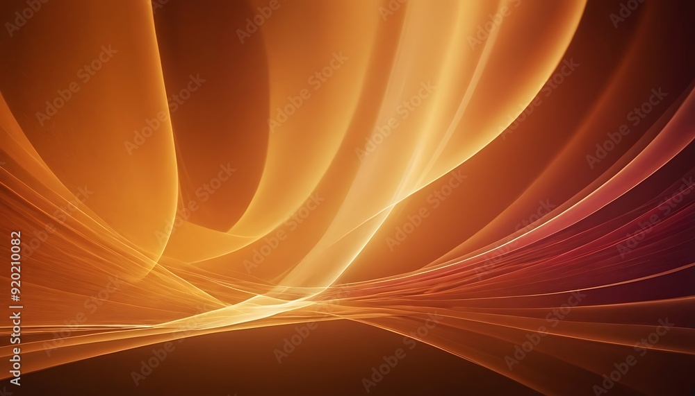 Canvas Prints abstract soft neon waves in multiple colors on a dark background. futuristic wallpaper9