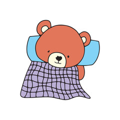 baby bear different pose. baby bear sleep on clous, bear cooking cakes, bear on blank banner, bear eaten soup, bear happy picnic, 