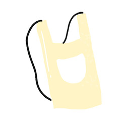 watercolor kitchen element design. cooking apron, gloves, brush, grinder, microwave, oven, spatula, scales