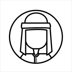 simple profile/avatar vector icon