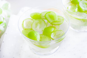 手作りシャインマスカットゼリー