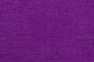 Purple linen fabric texture background, seamless pattern of natural textile.