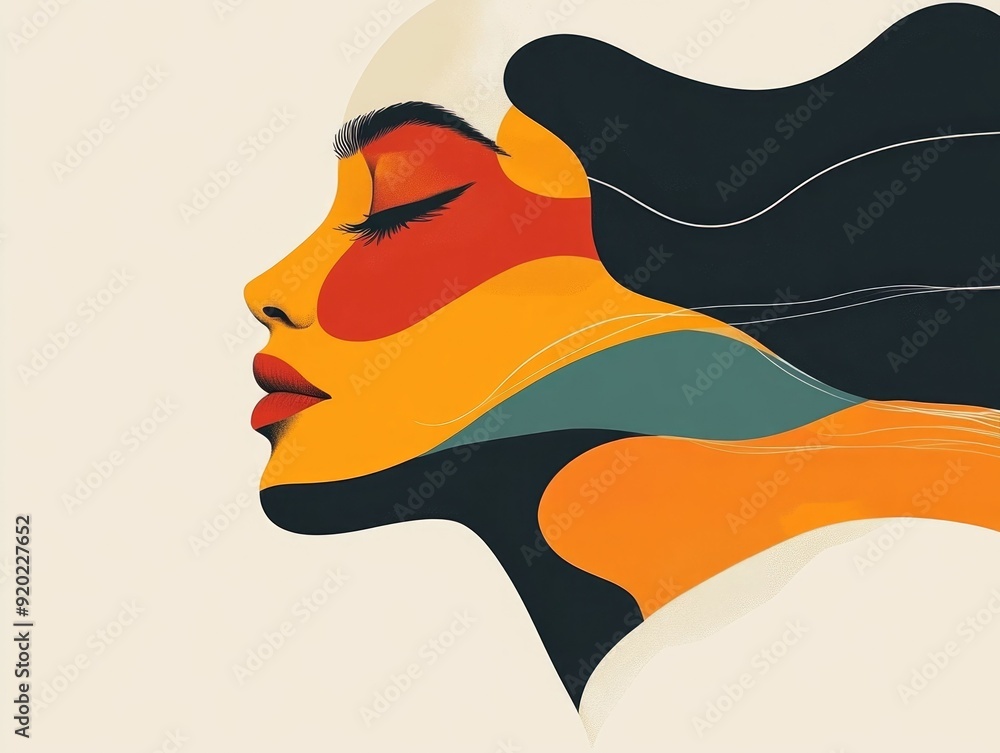 Poster this minimalist abstract art piece captures the profound emotion and subtle beauty of flat design th