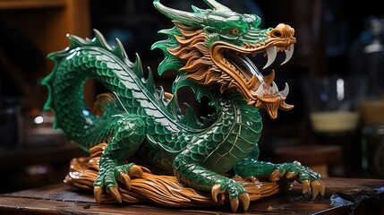 Fototapeta premium dragon statue