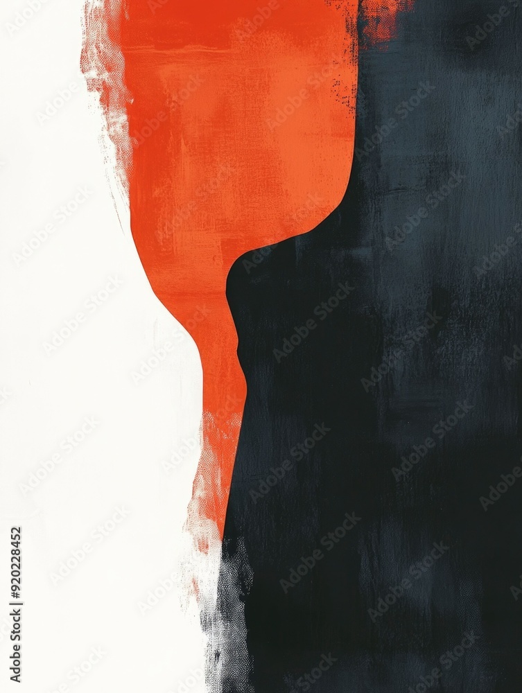 Poster minimalist abstract art with fleeting ephemeral lines and flowing organic shapes in a captivating fl