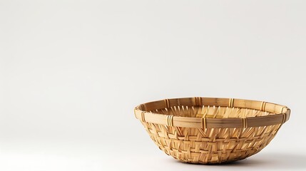 A basket on white background