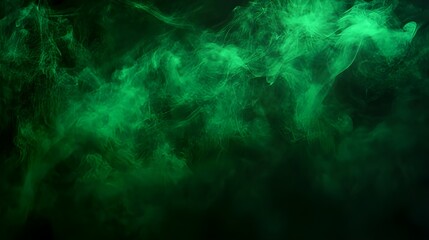 Obraz premium Green Smoke Rising Slowly.