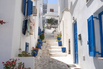 A beautiful walkway in Greece