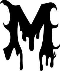 Tribal hardcore alphabet