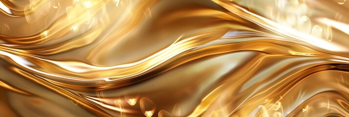 This is a mesmerizing golden abstract wave design that is perfect for use in both digital and print media formats
