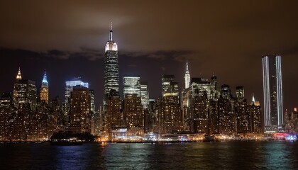 Obraz premium Midtown Manhattan skyline during Christmas time21