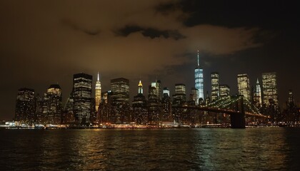 Fototapeta premium Midtown Manhattan skyline during Christmas time19