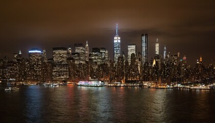 Midtown Manhattan skyline during Christmas time16