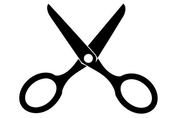 
Scissor vector Flat Icon Design, cutting sign, black vectors, Scissors for cutting flat design