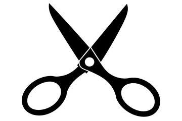 
Scissor vector Flat Icon Design, cutting sign, black vectors, Scissors for cutting flat design