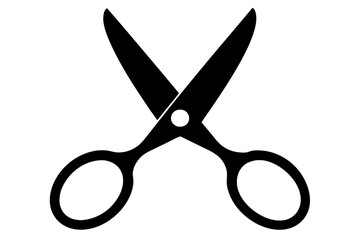 Scissors icon, collection scissors vector silhouette