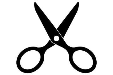 Scissors icon, collection scissors vector silhouette