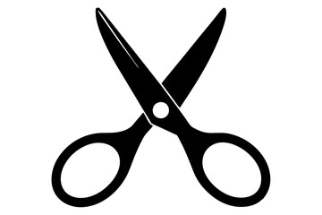 Scissors icon, collection scissors vector silhouette