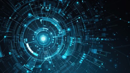 Obraz premium Abstract Digital Circuitry Design