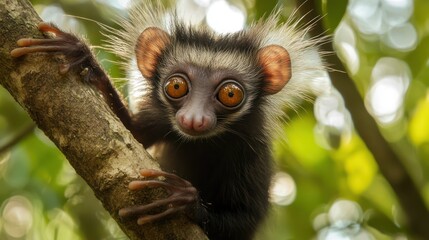 Fototapeta premium A Curious Tarsier