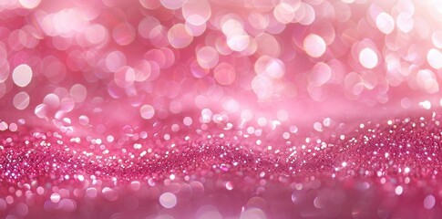 Shimmering Pink Elegance. Glittery backdrop with a touch of sophistication