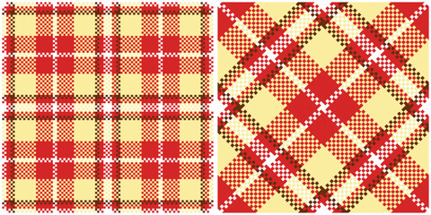Tartan Plaid Pattern Seamless. Scottish Plaid, Seamless Tartan Illustration Vector Set for Scarf, Blanket, Other Modern Spring Summer Autumn Winter Holiday Fabric Print.