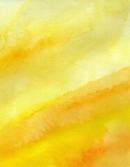 POTRAIT Yellow watercolor vector texture background for poster, cover, and banner.