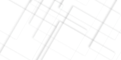 Abstract white and grey geometric overlapping square pattern background with shadow. paper texture design Abstract white background can use for design, background concept, vector illustration.