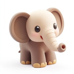 Cute Cartoon Elephant