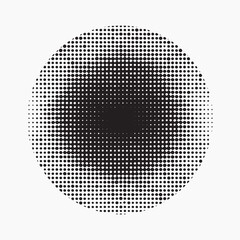 Abstract dotted circular pattern