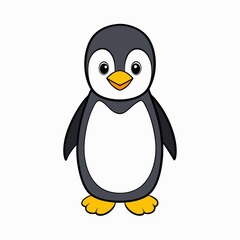 Penguin vector art Illustration 