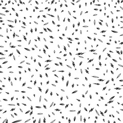 Collection of simple geometric seamless ornamental vector leaf's patterns and swatches. White and grey geometric oriental backgrounds.