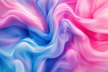 Obraz premium Pink and Blue Fabric Close Up