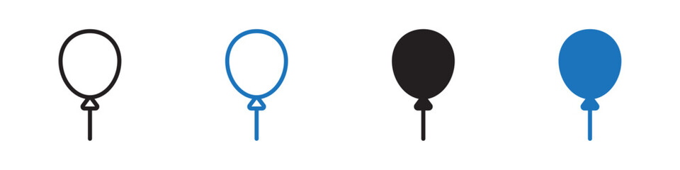 Balloon icon Symbol set collection 