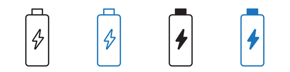 Battery icon Symbol set collection 