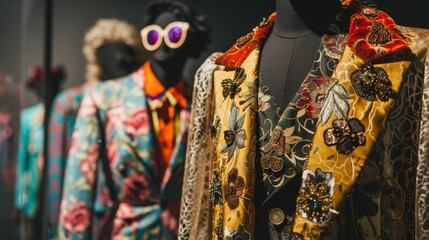 Naklejka premium Examine the influence of music on fashion and style. How have iconic musicians shaped trends in clothing and personal appearance