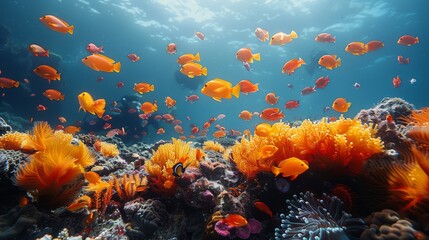 Diving Amidst the Vibrant Coral Reefs of the Andaman and Nicobar Islands India