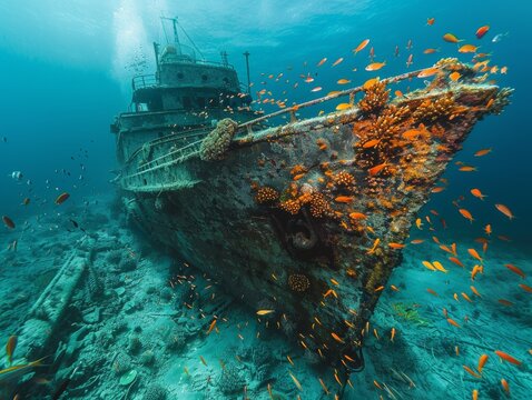 Vibrant Coral Reefs and Iconic Red Sea Shipwrecks Explore Diverse Marine Ecosystems in Egypt