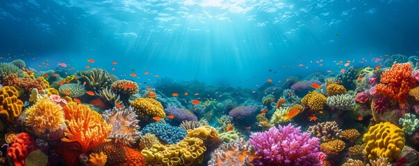 Vibrant Coral Reefs of the Maldives Underwater Paradise