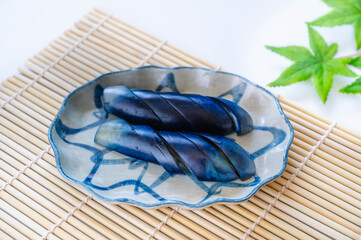 千両茄子の塩漬け