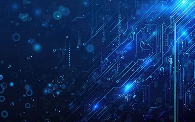 Obraz premium Abstract Digital Network Circuit Board