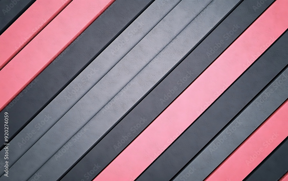 Poster seamless abstract with clean lines in alternating pink and grey