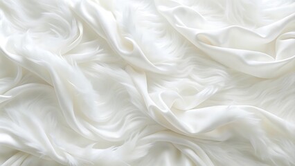 Fototapeta premium Abstract White Fabric Texture.
