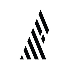 letter a logo simple