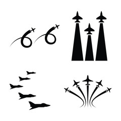 airplane attraction exhibition icon