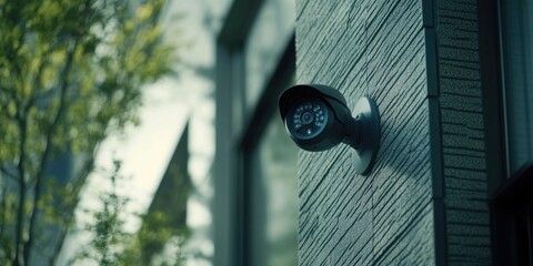 Fototapeta premium Building security camera