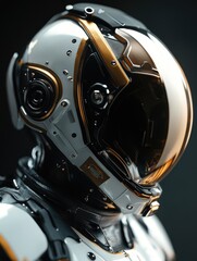 Fototapeta premium Person in helmet