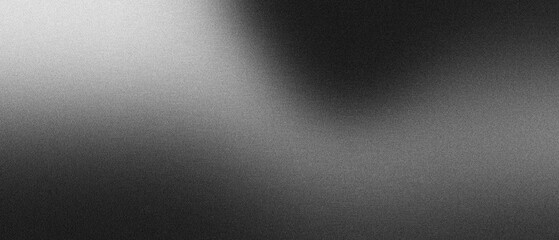 Black white grainy background, monochrome gray noisy texture dark grunge banner, header poster cover backdrop design
